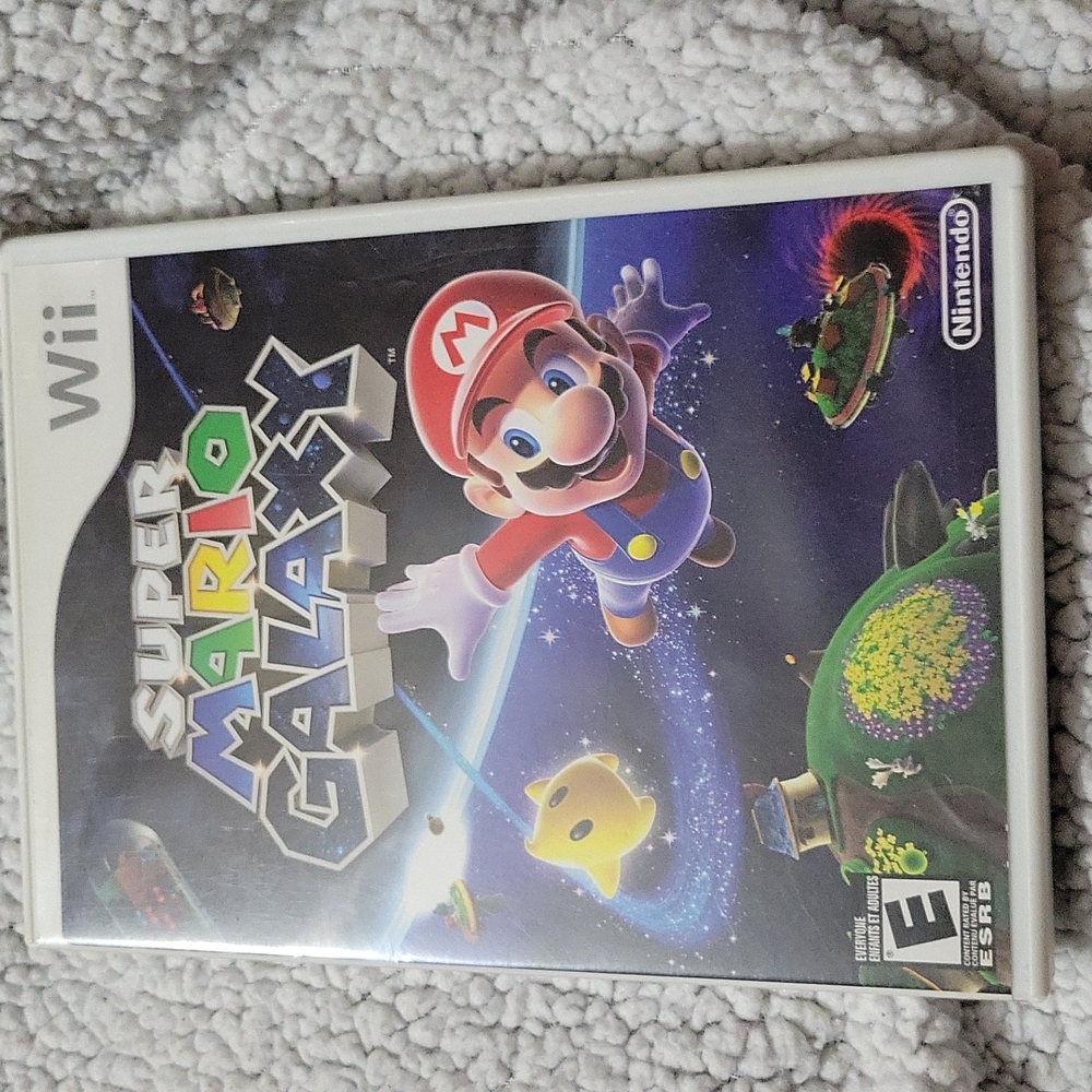 Wii Super Mario Galaxy video game